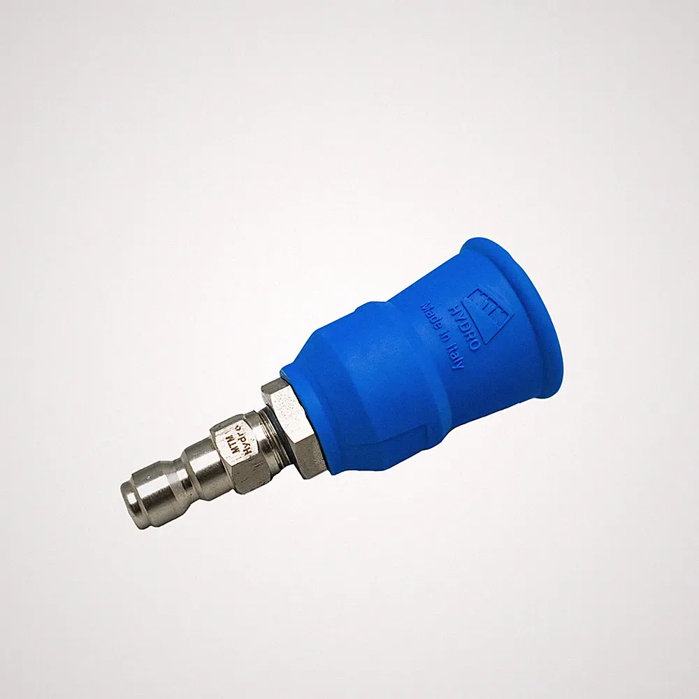 MTM Acqualine Blue Pressure Washer Nozzle - SS 40 Degree 5.0 Nozzle & QC Plug