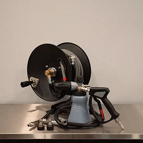 MTM Complete Pressure Washer Upgrade Kit | 50' Hose Reel
