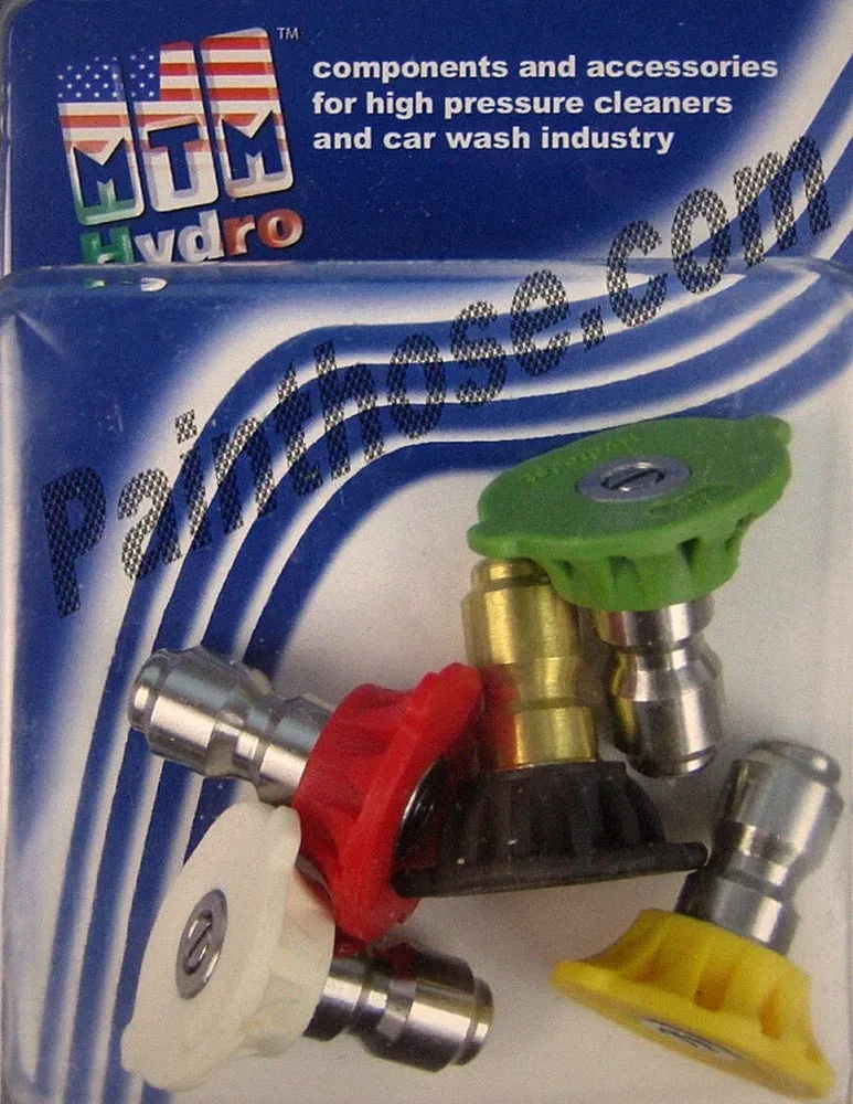 MTM Hydro 17.0185 Pressure Washer 5.0 Spray Tips 5pack