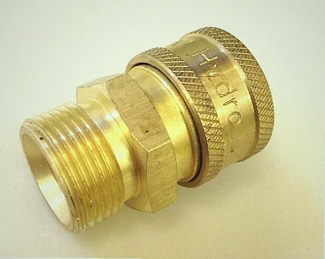 MTM Hydro - 24.0447 - COUPLER BRASS 3/8 Quick Connect X M22 Male 14mm