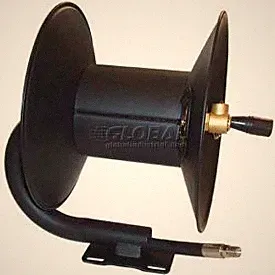 MTM Hydro 27.0004 3/8"" X 50' Capacity 4000 PSI Steel Pressure Washer Hose Reel