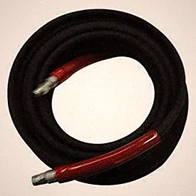MTM Hydro 30.0053 Kobrajet 5800 PSI 310 Degree 50' Black Pressure Washing Hose
