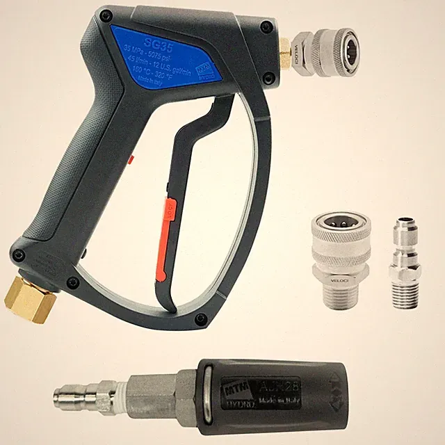 MTM Hydro AJH Soft Wash Fan Nozzle and SG35 Spray Gun Kit, 7-12 GPM | Designe...