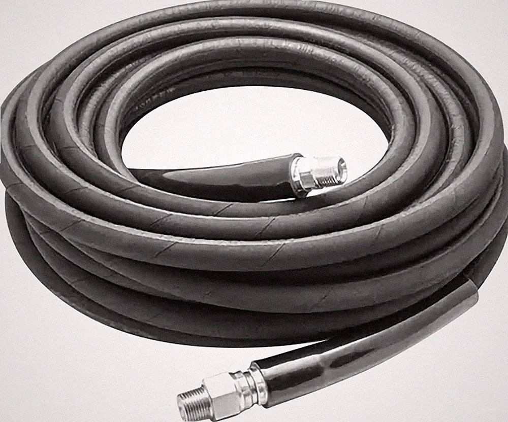 MTM Hydro Kobrajet High Pressure Washer Hose 3/8” 4000 PSI 100’, Black
