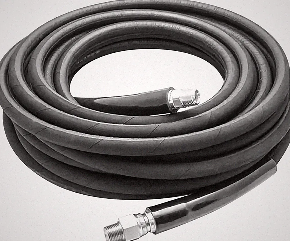 MTM Hydro Kobrajet High Pressure Washer Hose 3/8” 4000 PSI 100’, Black
