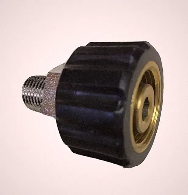 MTM Hydro M22 /14mm Twist Connect X 3/8 NPT Male * Karcher Style 4000 PSI