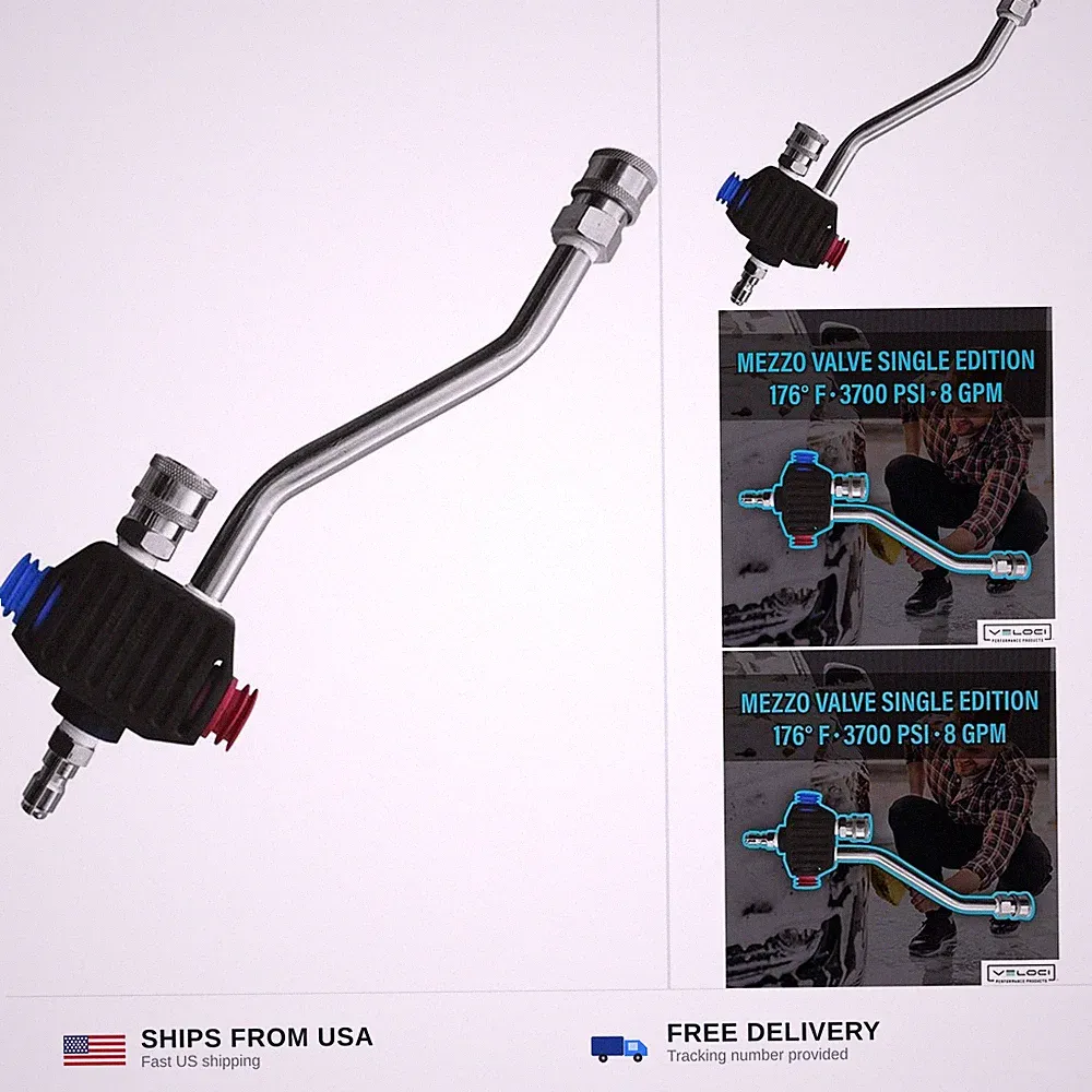 MTM Hydro Mezzo Pressure Washer Switching Valve, Single Pipe | Designed for 2...