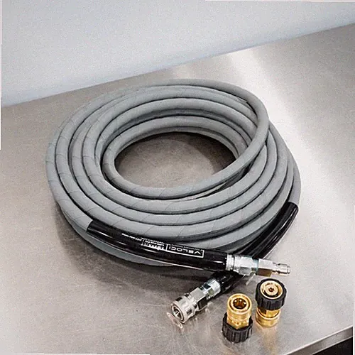MTM Hydro Parts Kobrajet Gray Pressure Washer Hose Premium Kit 5 - 50' 4000psi