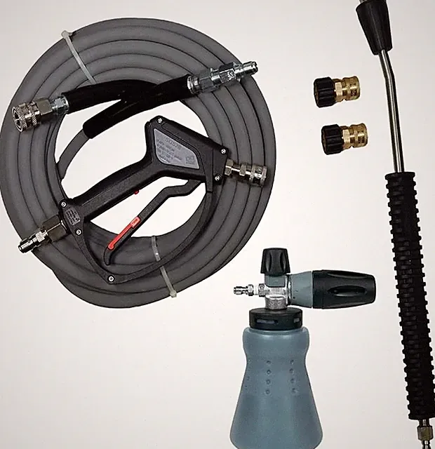 MTM Hydro PF22 Wide Mouth Foam Cannon Kit SGS28 Spray Gun Kobrajet 50' Grey Hose