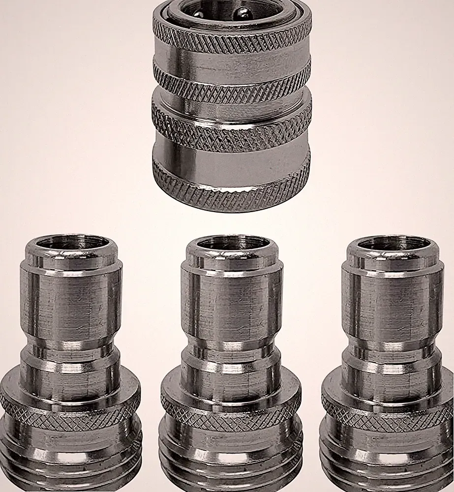 MTM Hydro Pressure Washer Adapter Set for Garden Hose 3/4” Stainless Steel 1x3