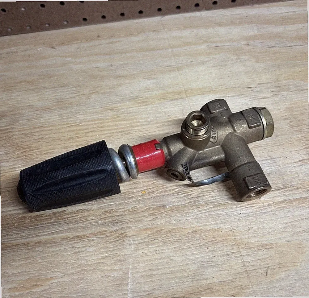 MTM Hydro Pressure Washer Unloader Valve Made In Italy 12 GPM 5800psi 3/8" Ports