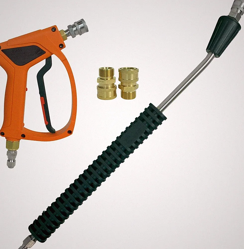 MTM Hydro SG35 Orange Pressure Washer Spray Gun Kit -20" Lance, Commercial-Grade