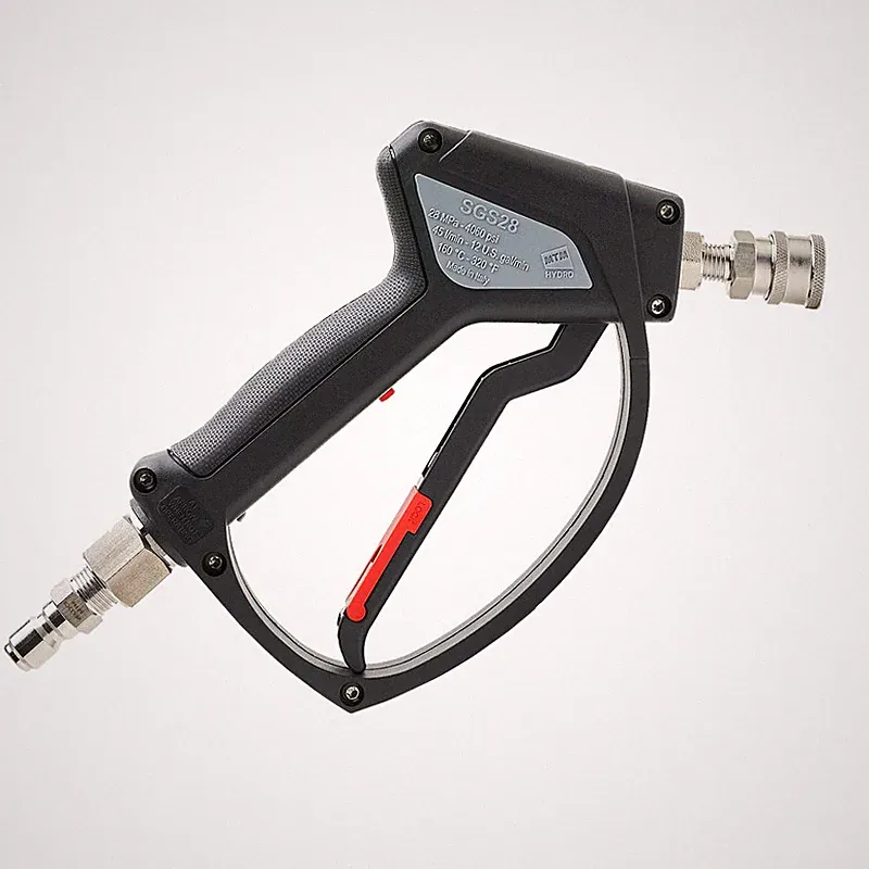 Mtm Hydro Sgs28 Pressure Washer Trigger Gun Installed Stainless Steel