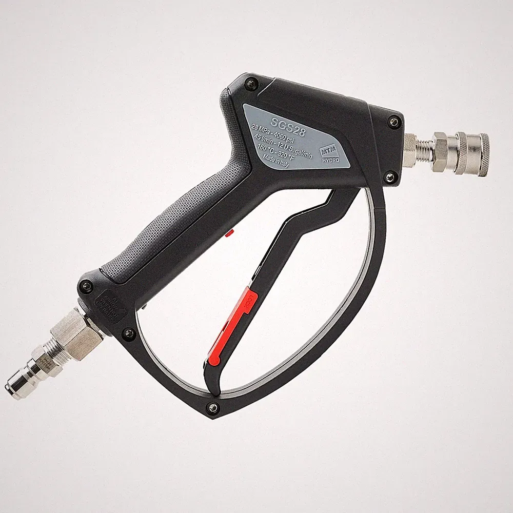 MTM Hydro SGS28 Pressure Washer Trigger Gun with Installed Stainless Steel Co...
