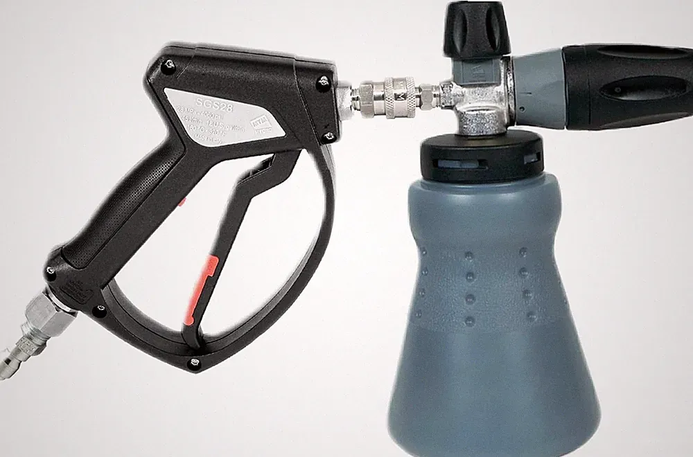MTM Hydro Wide Mouth PF22 Foam Cannon and SGS28 Trigger Kit for Pressure Washer