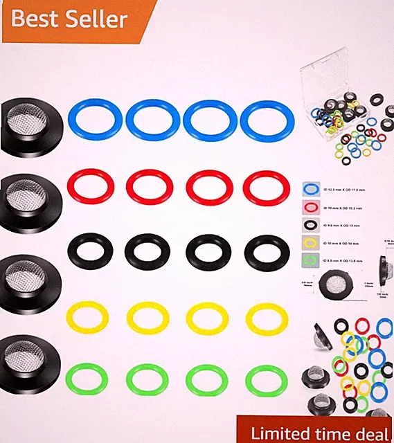 Multi-Compatible 24-Piece O-Ring Set for Pressure Washers and Accessories