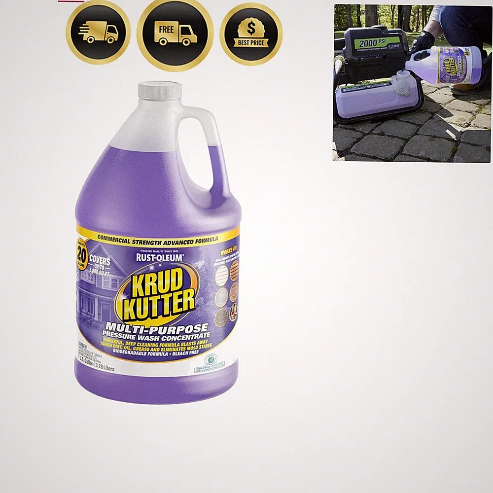 Multi-Purpose Pressure Washer Concentrate & Manual Use Outdoor Cleaner | Deep...
