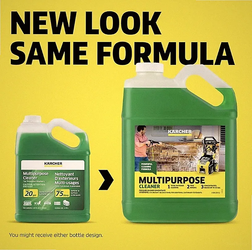 Multi Purpose Pressure Washer Detergent Removes Dirt Grime Fences WE SHIP OVERSE