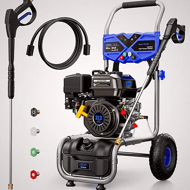 Mutaomay Cold Water Pressure Washer Gas Power Washer 3500PSI 2.3GPM 212CC NEW