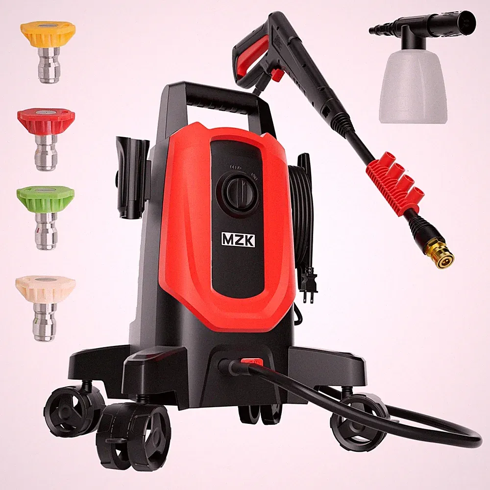 MZK Electric Pressure Washer, High-Pressure Cleaning of Cars
