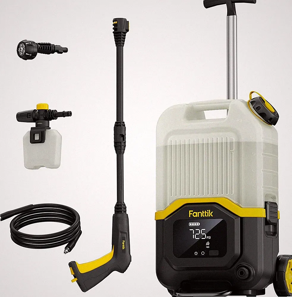 NB8 Ultra Cordless Pressure Washer 725PSI, 5-in-1 Nozzle, 20FT Hose