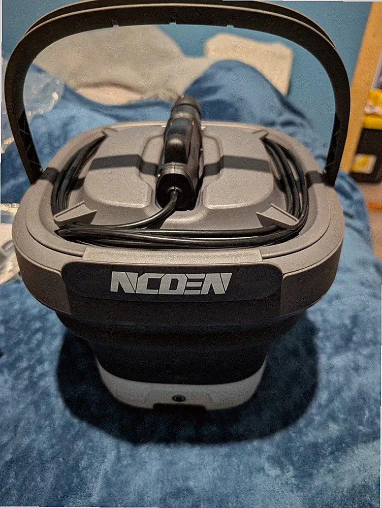 NCOEN Electric Pressure Washer Foldable Portable 3.2 Gallon Tank 5 bar 2L/Min