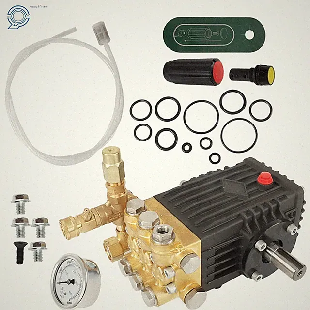 New 24mm Solid Shaft Pressure Power Washer Pump 3600 PSI 4.9GPM Belt Drive