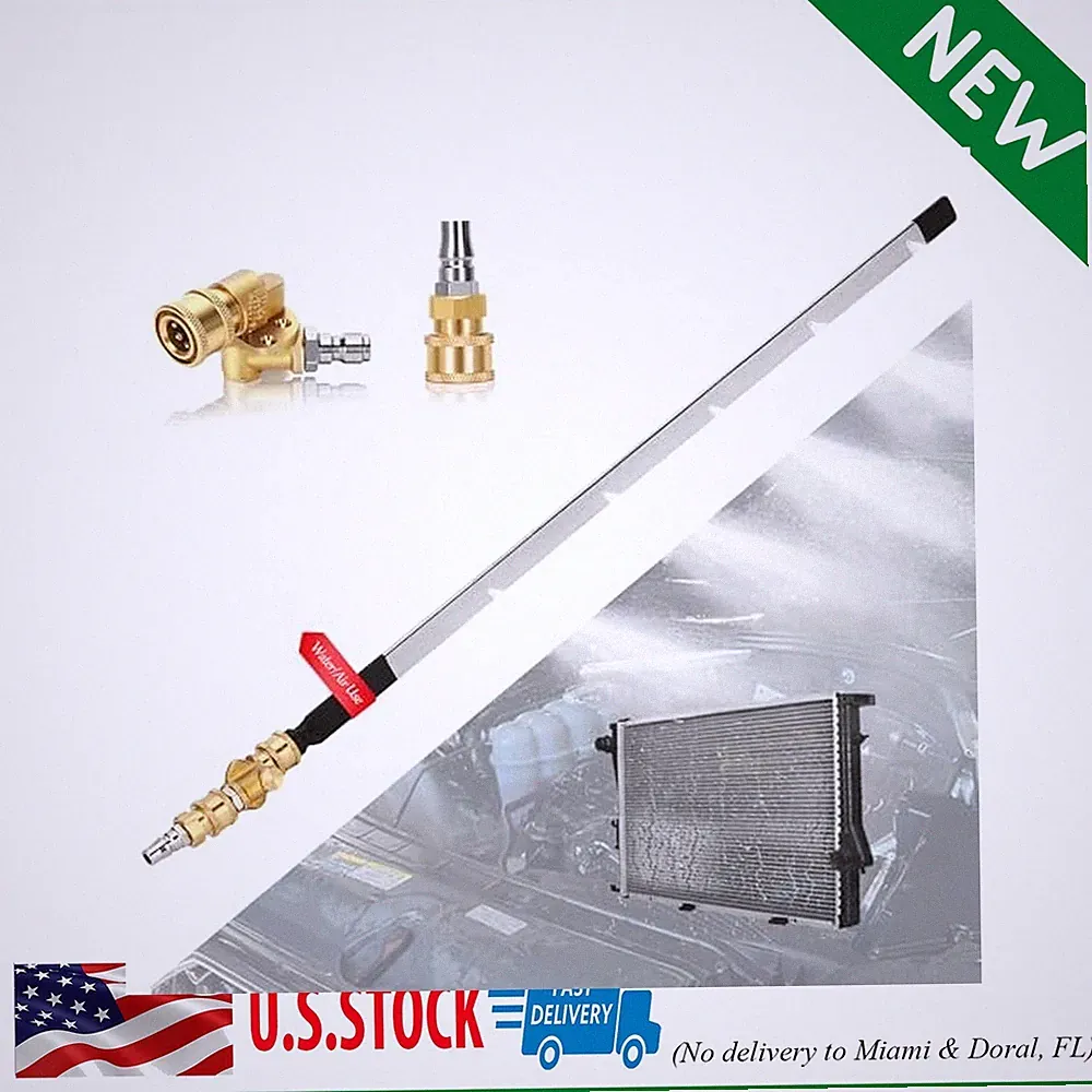 New 39'' Portable Radiator Cleaning Wand, 2000PSI Pressure Washer,Quick Cleaning