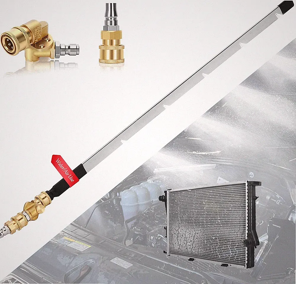 New 39'' Portable Radiator Cleaning Wand, 2000PSI Pressure Washer,Quick Cleaning