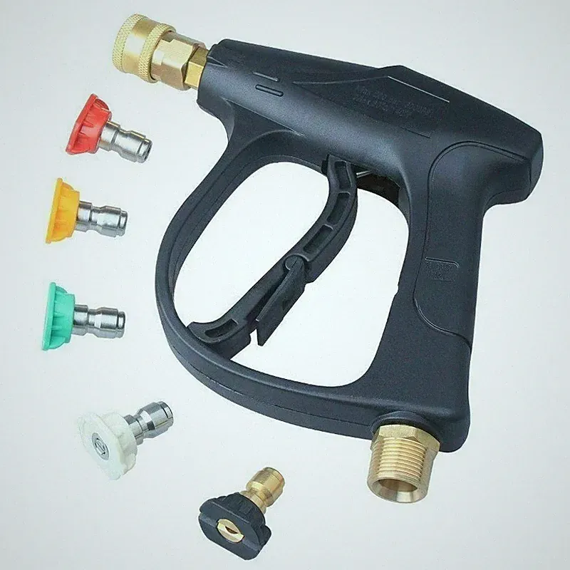 NEW 5 Nozzles for Car Motorcycle Bicycles 4350 PSI High Pressure Washer Gun with