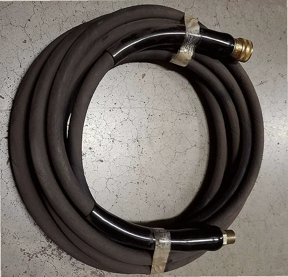 New AR Blue Clean High Pressure Washer Hose 25'X3/8":22mm X 3/8 Black