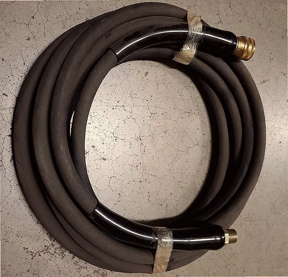 New AR Blue Clean High Pressure Washer Hose 25'X3/8":22mm X 3/8 Black