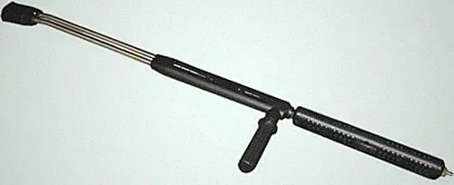 New AR Blue Clean Pressure Dual Wand: 40"SS1/4Fx1/8F Washer Lance Black