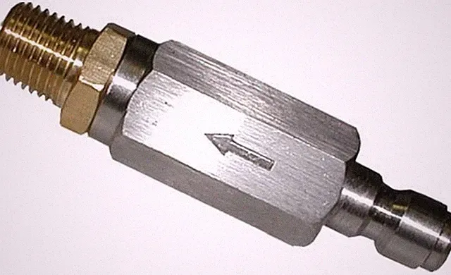 New AR Blue Clean Turbo Nozzle Quick Connect Filter SS:1/4"QC X 1/4"M Metal