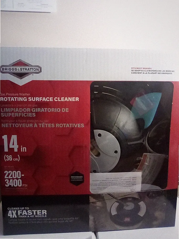 NEW Briggs & Stratton 14" Rotating Pressure Washer Surface Cleaner FREE SHIPPING