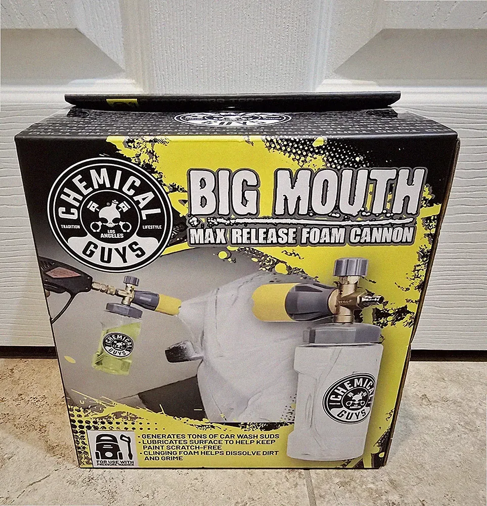 NEW Chemical Guys EQP324 Big Mouth Max Release Foam Cannon For Pressure Washers