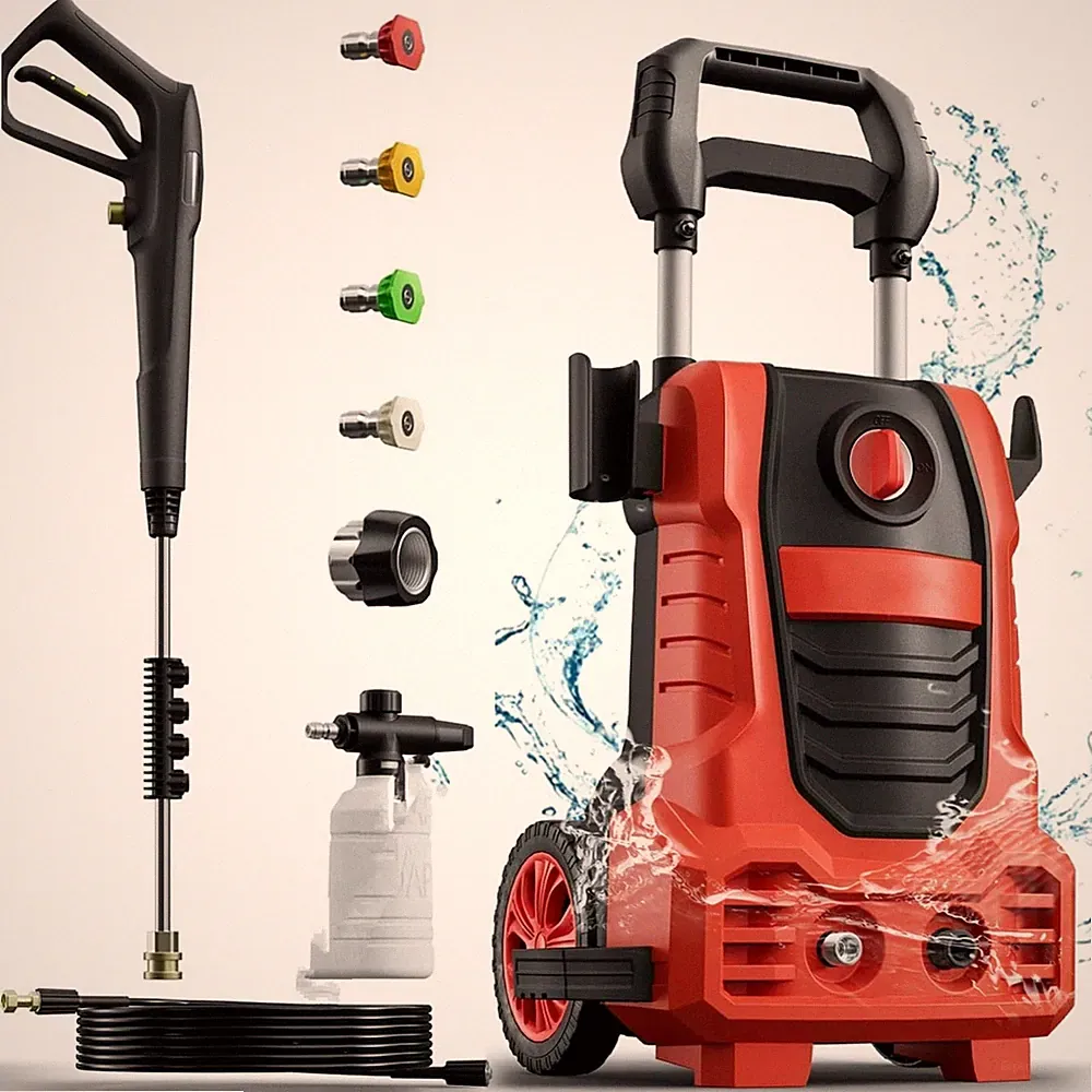 New -- Electric Pressure Washer, 26 FT Hose Pressure Cleaner 2030 PSI - Red