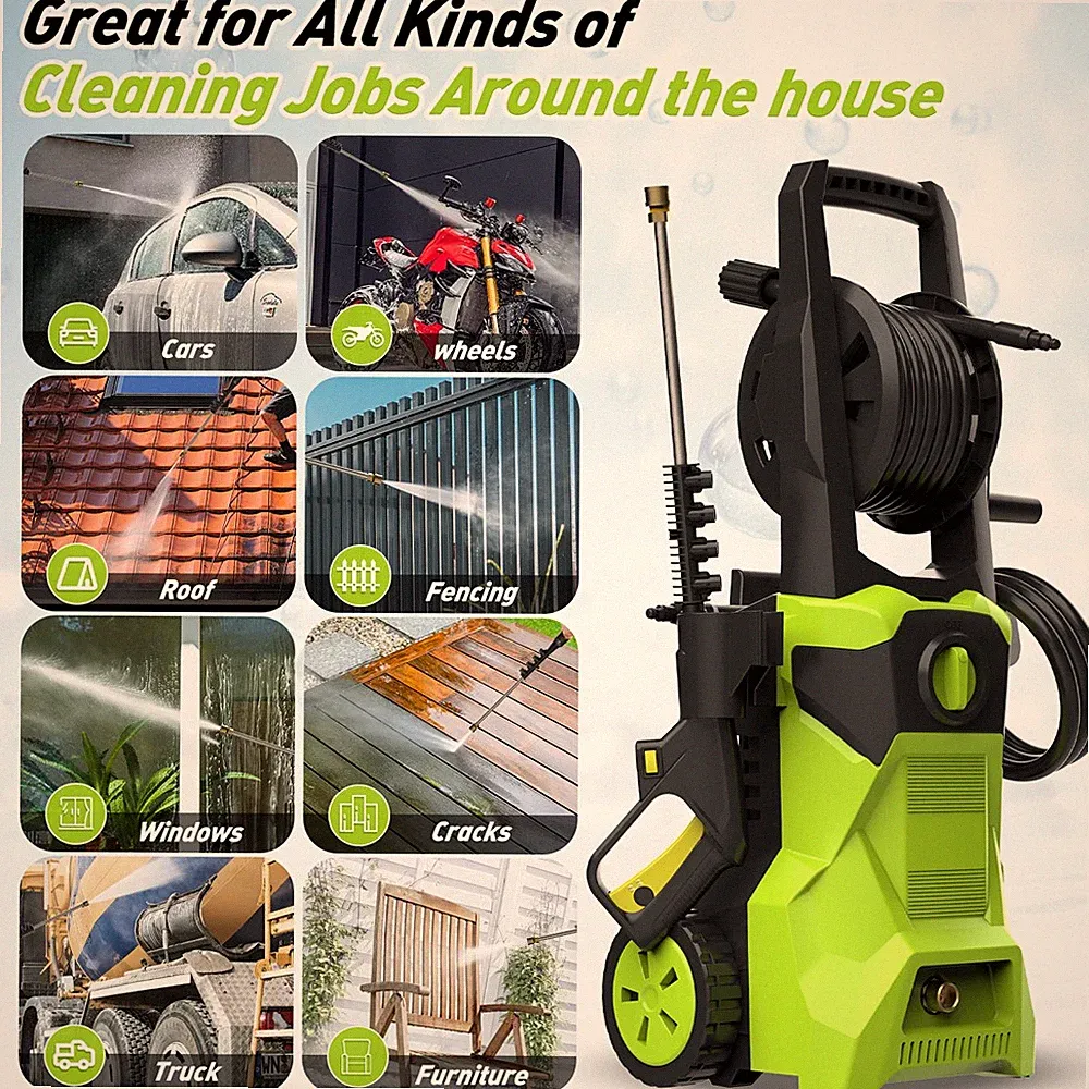 New Electric Pressure Washer 4800PSI Max 4.0 GPM Power Washer Cleaning Machine