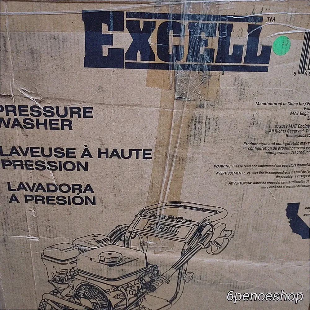 NEW Excell EPW2123100 3100 PSI 2.8 Gpm 212cc OHV Gas Pressure Washer