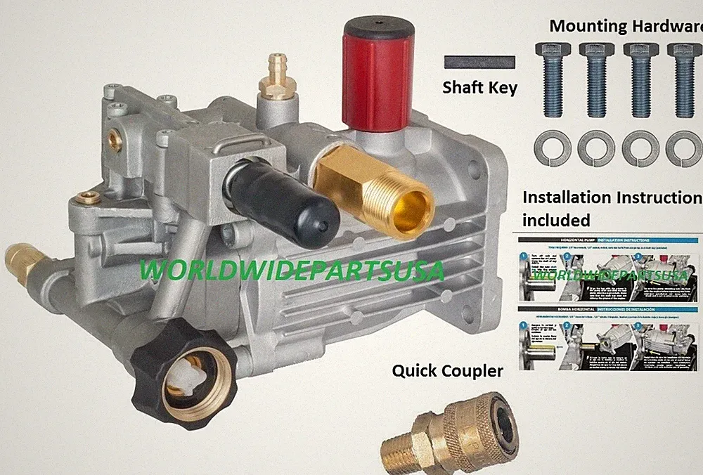 NEW Excell Honda Pressure washer EXHA2425 upgrade pump kit instructions included