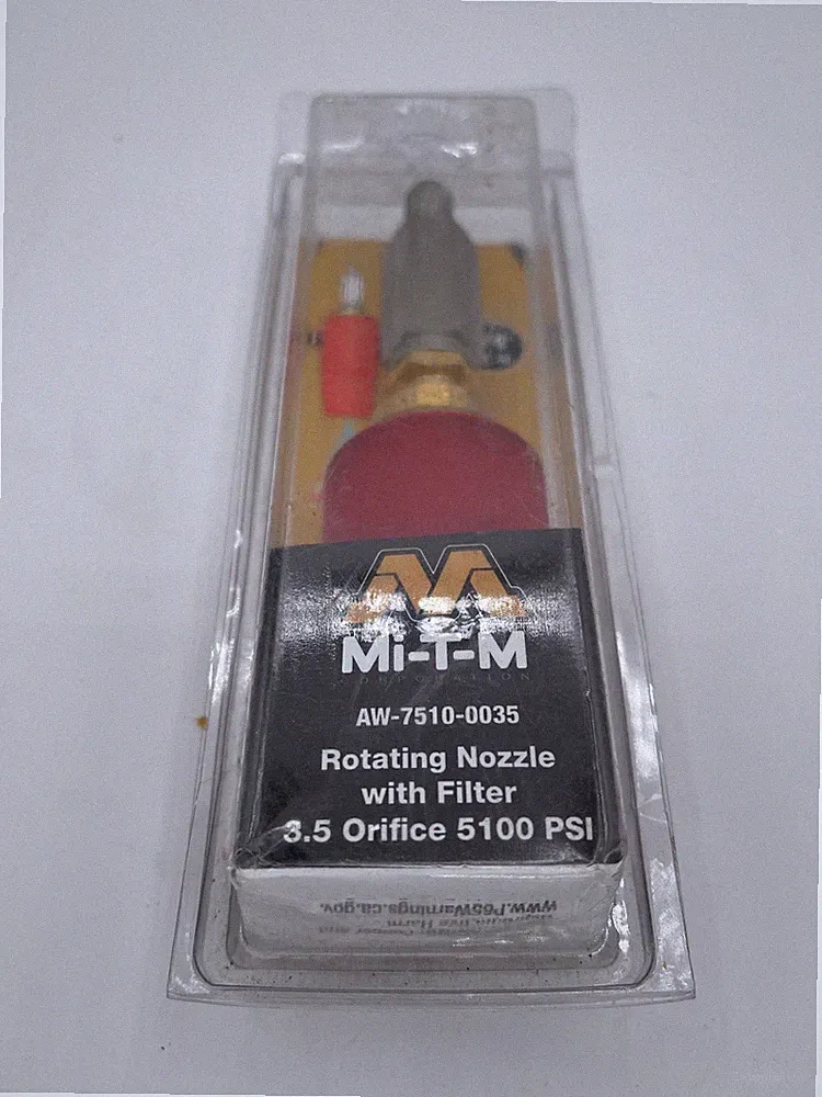 New, Mi-T-M 3.5 Rotating Pressure Washer Nozzle AW-7510-0035 5100 PSI