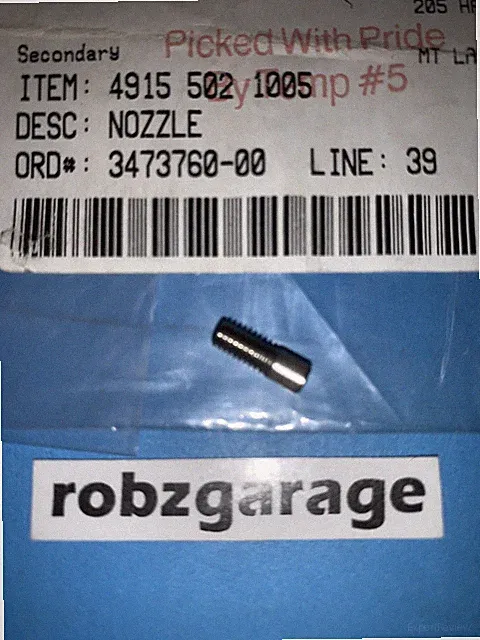 NEW OEM STIHL RE102 K RE105 K SPRAY WAND NOZZLE 4915-502-1005 B70