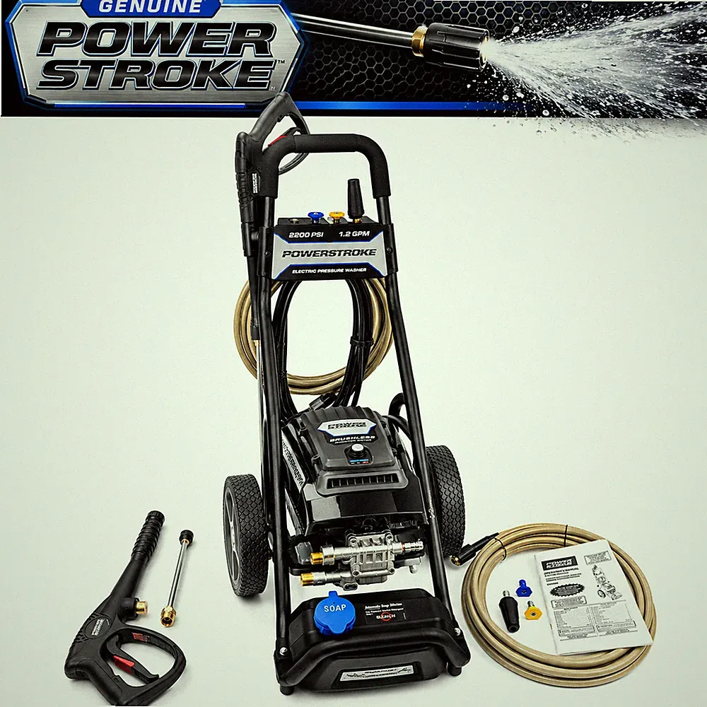 NEW PowerStroke PS142200 Electric Pressure Washer 2200 PSI 1.2 GPM STORE DISPLAY