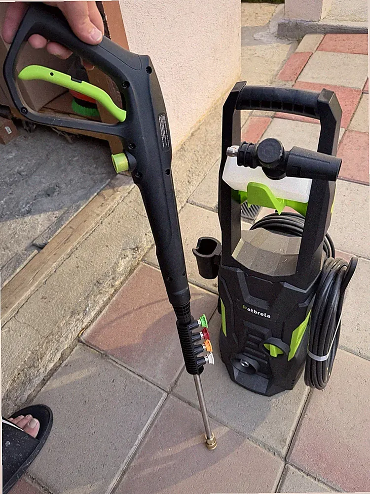 New pressure washer
