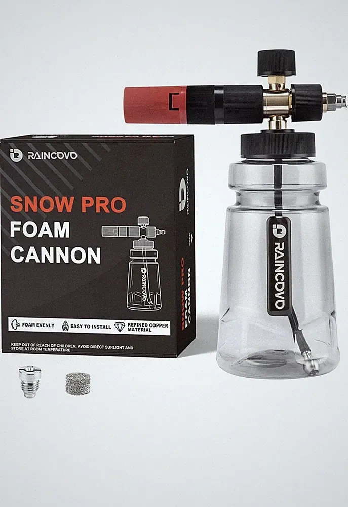 NEW Raincovo Foam Cannon | Car Wash Soap Sprayer for Pressure Washer