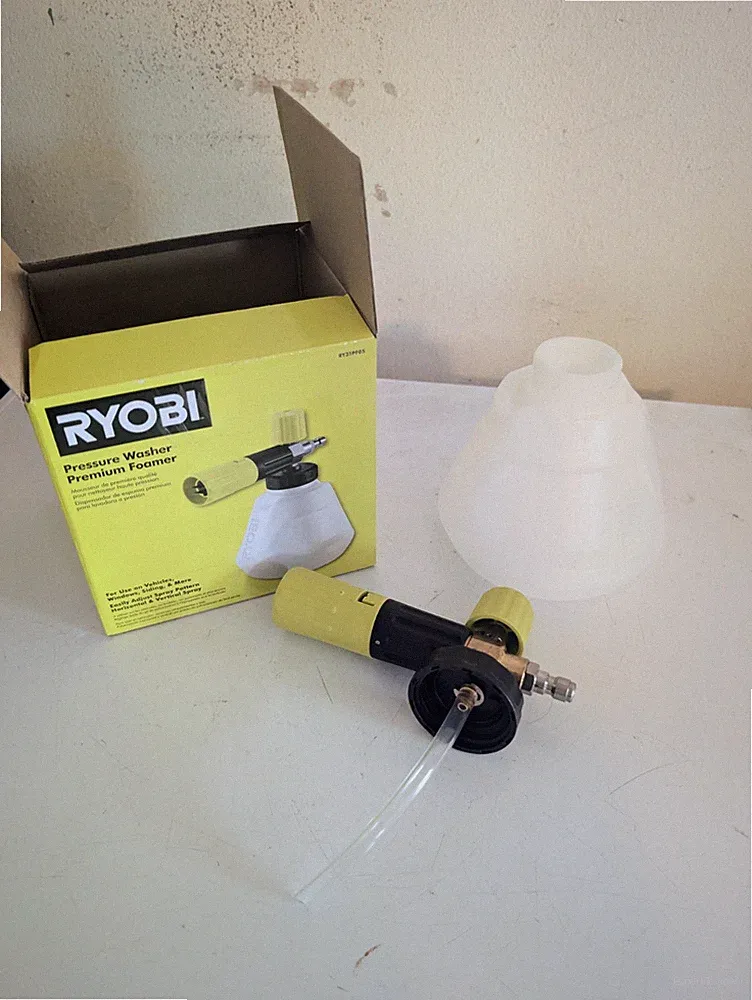 New Ryobi RY31PF05 Pressure Washer Foam Cannon Attachment