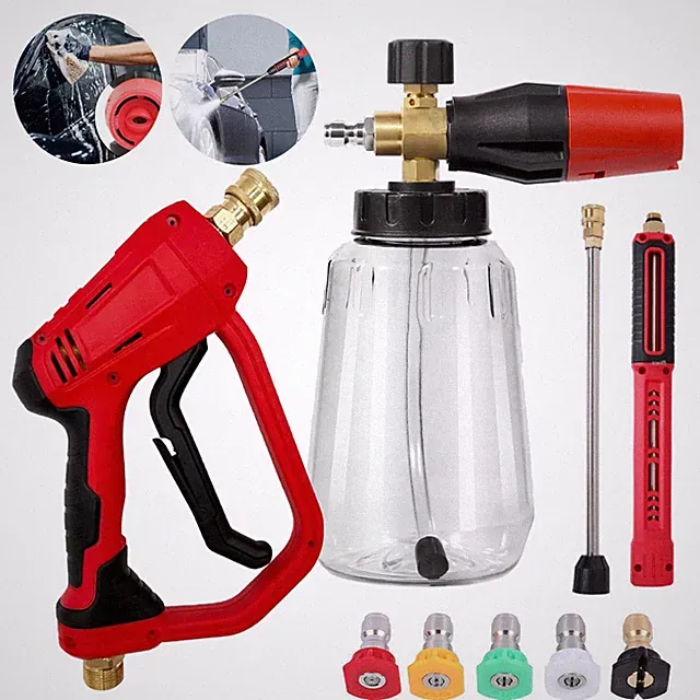 NEW Snow Foam Cannon Gun Car Wash Soap Lance Sprayer Pressure Washer Bottle US