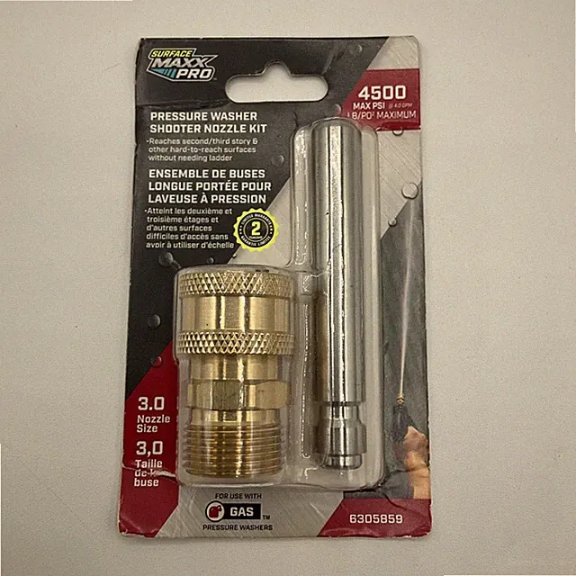 NEW Surface Maxx Pro Pressure Washer Shooter Nozzle Kit 4500 Max PSI 6305859