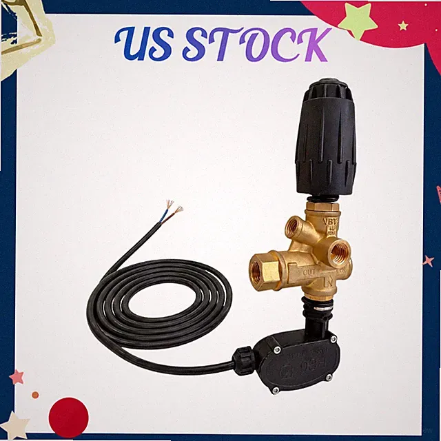 NEW VRT3 Pressure Washer Unloader Valve 4500PSI 3/8"F Adjustable Outlet