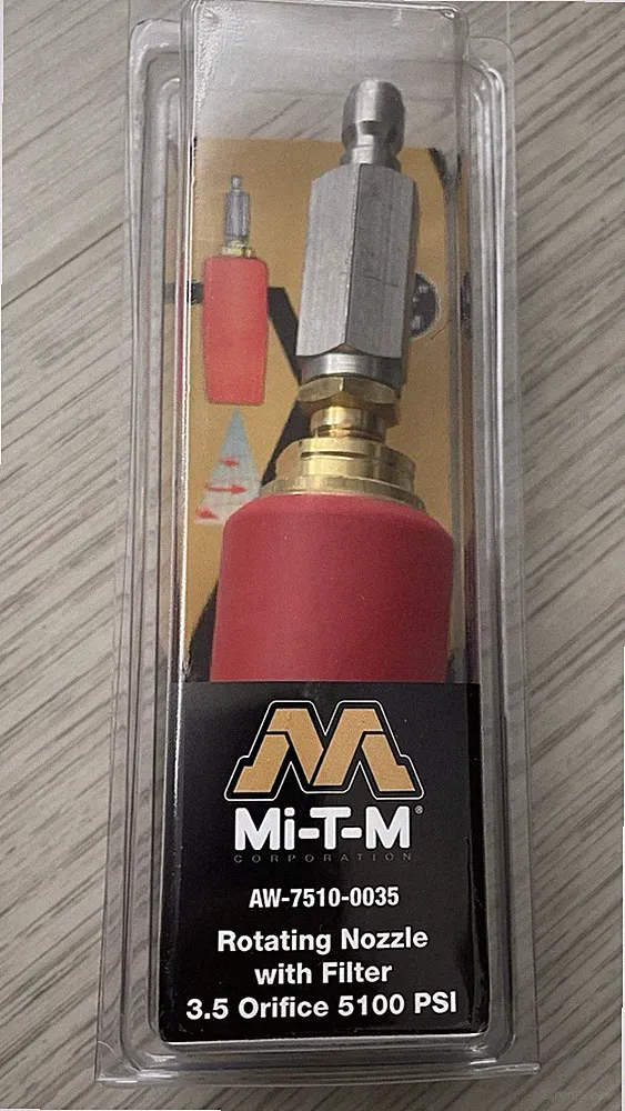 NIB Mi-T-M 3.5 Rotating Pressure Washer Nozzle AW-7510-0035 50 Available In USA